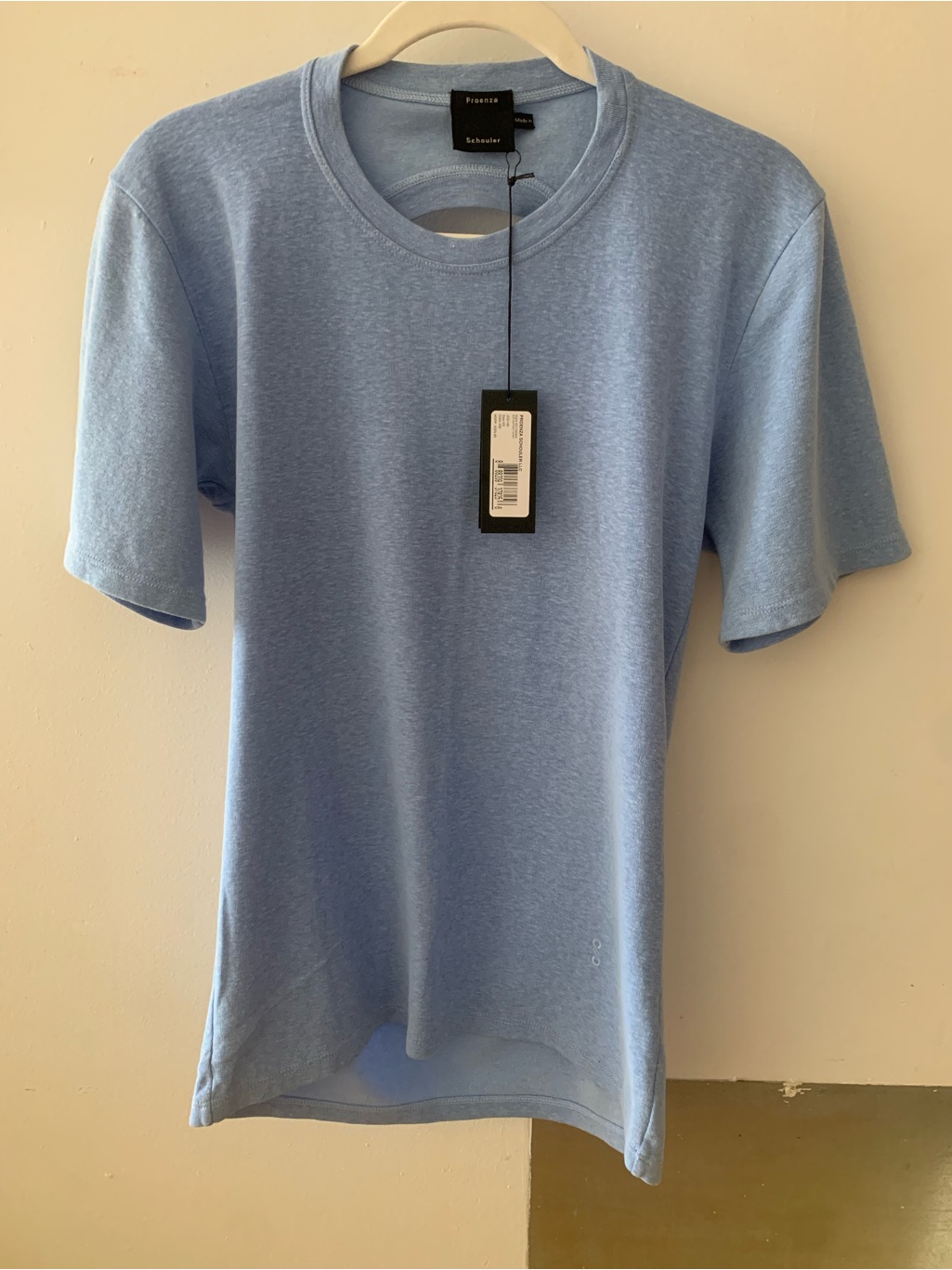Proenza Schouler Light Blue Short Sleeve Tee Xs
